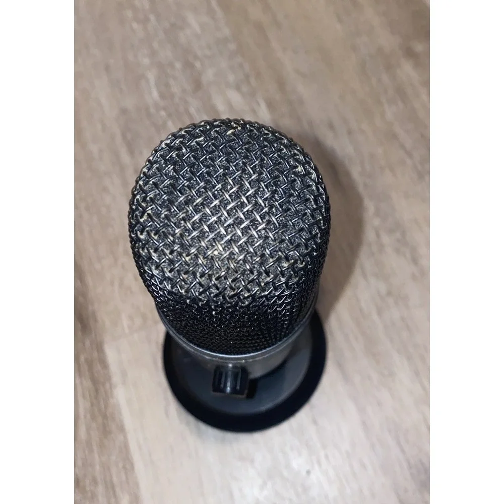 WMT Wired Microphone for Gaming PC Recording Streaming Black With Stand Attached